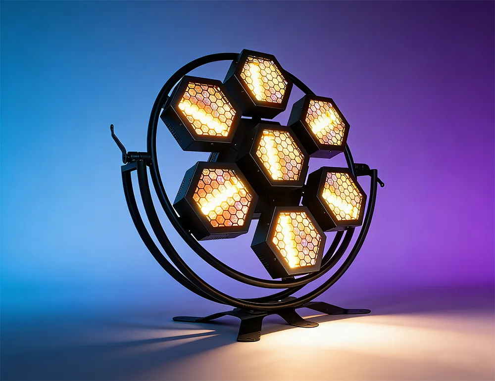 ຄຸນສົມບັດຂອງແສງສະທ້ອນແສງ LED Stage.