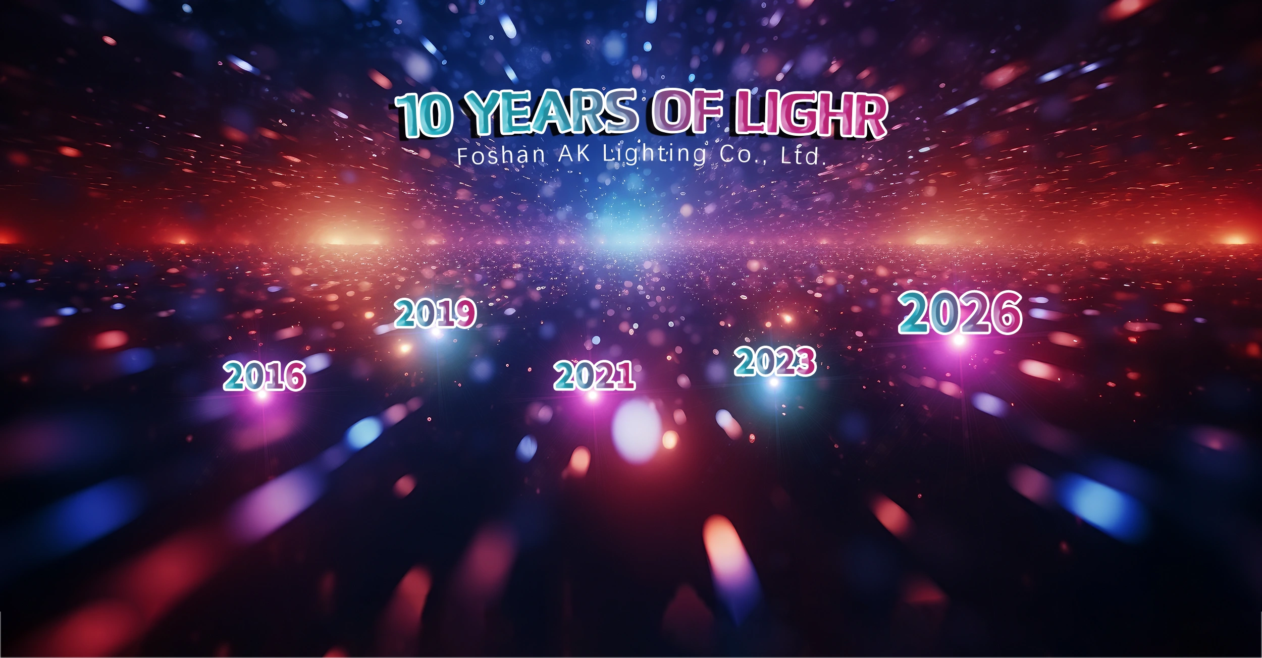 ປະເທດຈີນ LED Stage Light Supplier ນັບຕັ້ງແຕ່ 2016